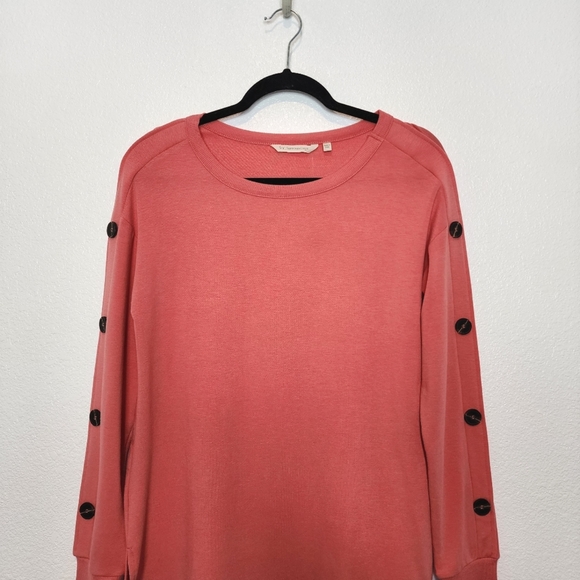 SOFT SURROUNDINGS Minimalist Essentials Basic Cozy Blouse Top - Picture 2 of 8